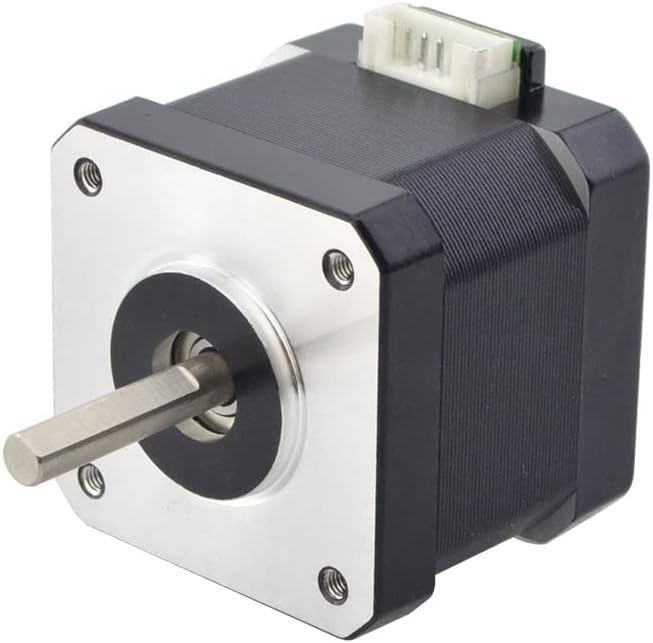 STEPPERONLINE Nema 17 Stepper Motor Bipolar 1.5A 42Ncm 42x42x38mm 1.8deg 4 Wires with 1m Cable and Connector (1 Pack) - Image 2