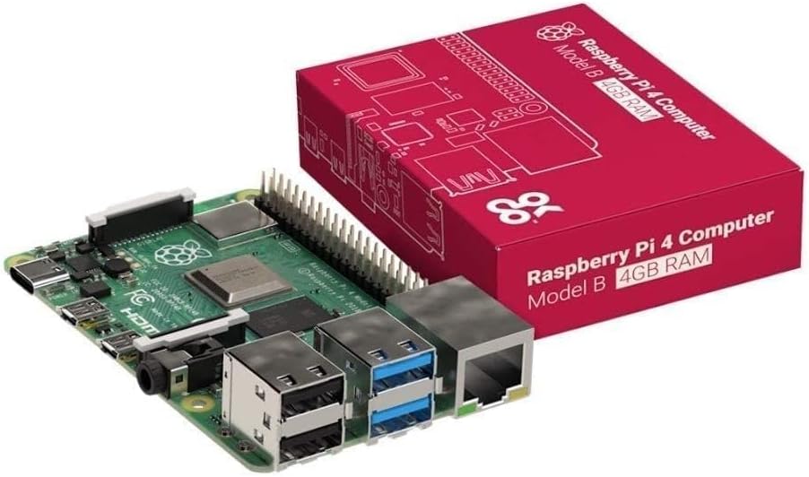 Raspberry Pi 4 Model B 2019 Quad Core 64 Bit WiFi Bluetooth (4GB) - Image 2