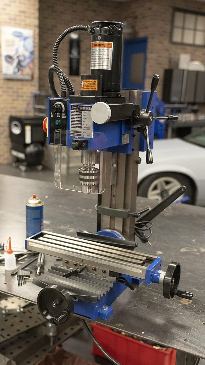 Eastwood Benchtop Mini Fabrication Metal Milling Machine 4 Inch x 16 Inch, 3/4 HP - Image 4