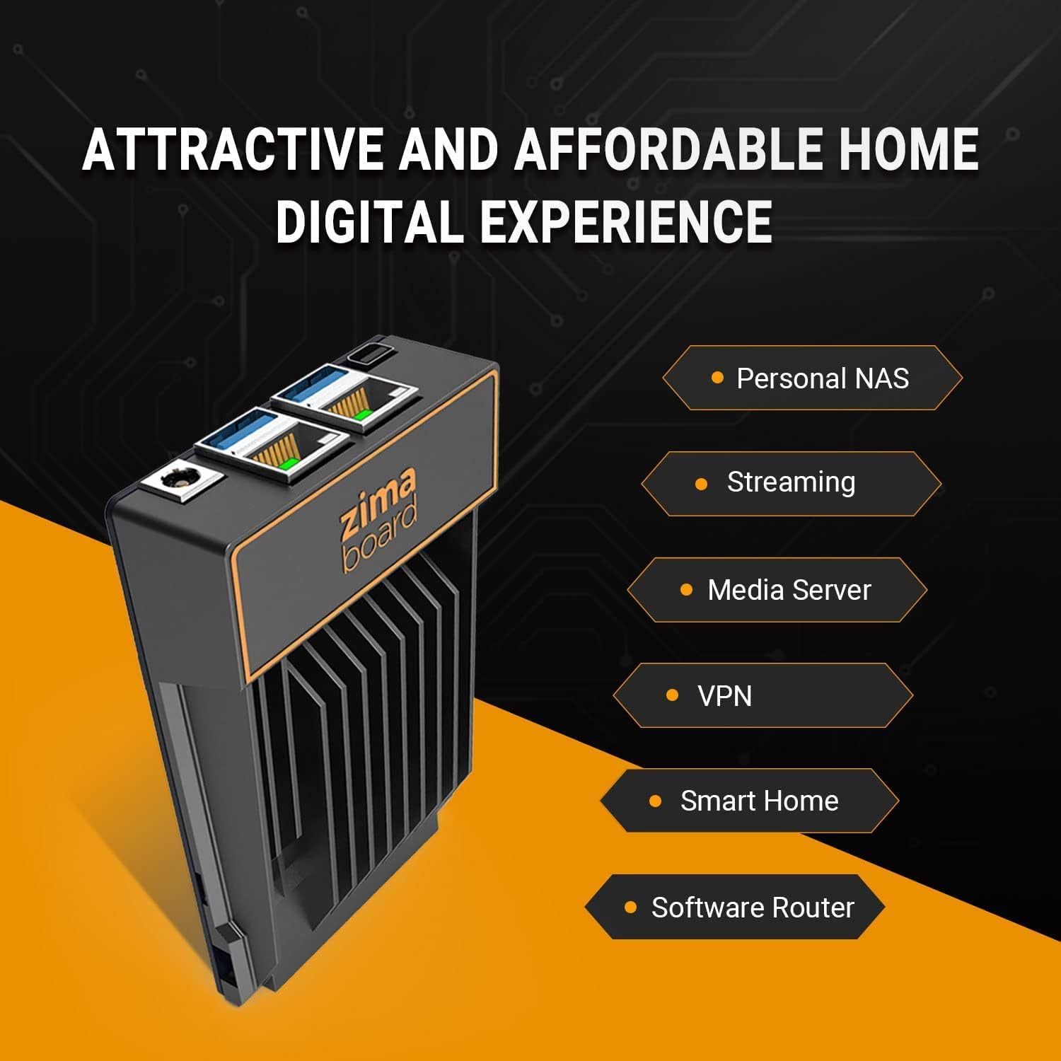 832 Single Board Server Router X86 Single Board Computer Personal Cloud Network Attached Storage 4K Media Server Dual Gigabit Gateway - PCIe x4 SATA 6.0 Gb/s for HDD/SSD - Image 5