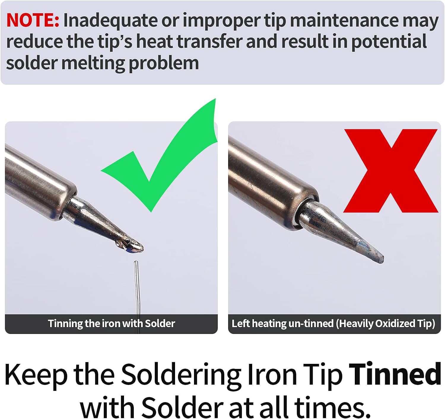 YIHUA 926 III 110W Soldering Iron Station Kit with LED Display, 2 Helping Hands, 3 Extra Iron Tips, 35g Lead-Free Solder, Solder Sucker, S/S Tweezers, °C/°F Conversion, Calibration & Sleep Features - Image 8