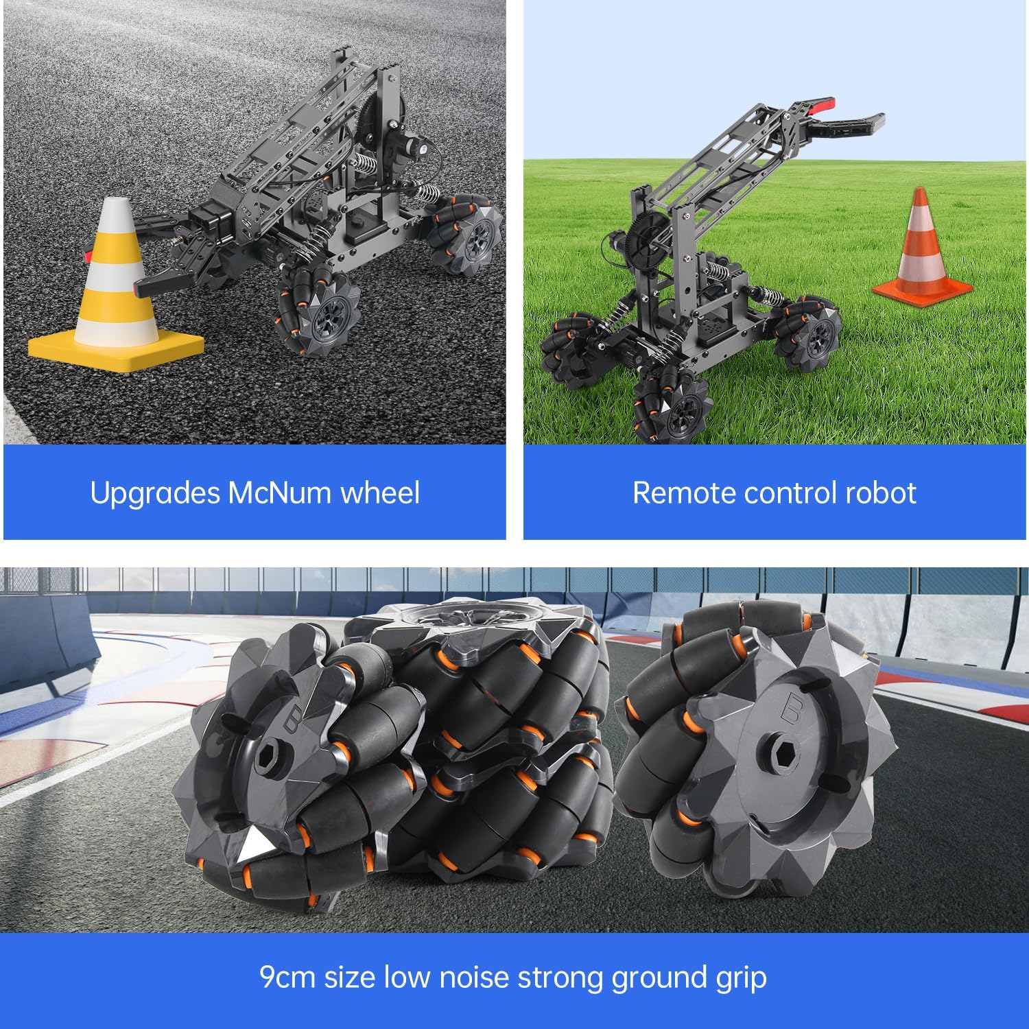 Smart Robot Arm Kit,2-in 1 Science Kits with 4-DOF Robotic Car,Electronic Programming DIY Toy for Kids Ages 8+,Promotes STEM Interest in Science,Technology,Best Birthday Gifts for Boys/Girls.