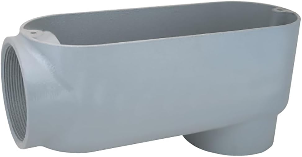 Sigma Electric, 1 Count (Pack of 1), Gray Sigma Engineered Solutions ProConnex 02-55641LB Rigid Type Lb Body 1/2-Inch Conduit Fitting, 1-Pack - Image 2