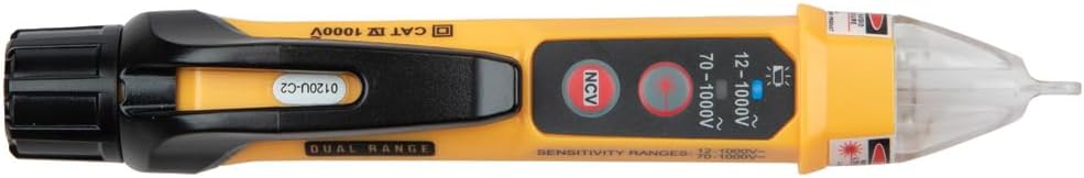 Klein Tools NCVT-5A Voltage Tester, Non-Contact Dual Range Voltage Tester Pen with Integrated Laser Pointer and Visual and Audible Alerts - Image 10