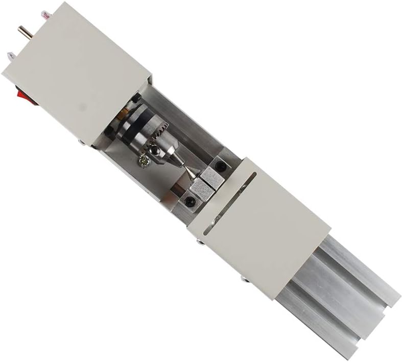 Mini Lathe Machine 12V-24VDC 96W Mini Wood Lathe Milling Accessories for DIY Woodworking Wood Drill Rotary Tool (Group 2) - Image 4