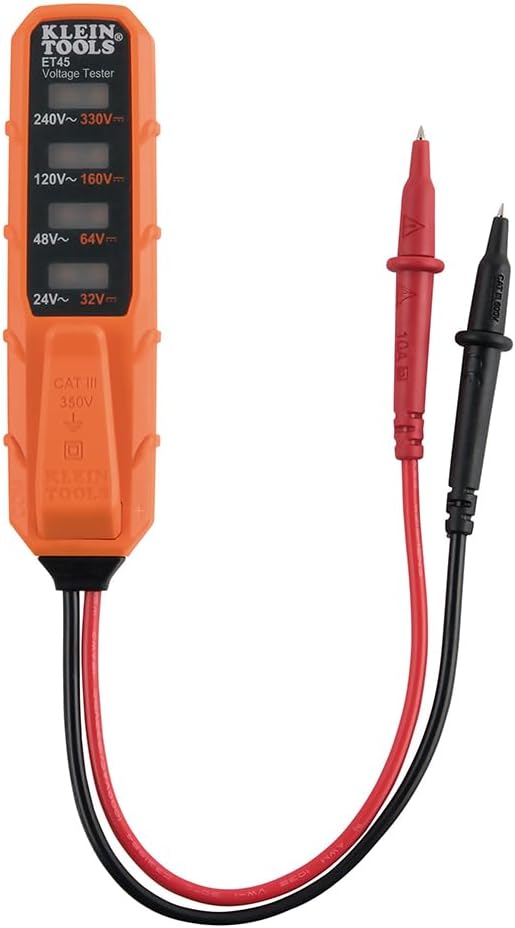 Klein Tools 80097 Beginner Tester Kit with GFCI Outlet and Receptacle Tester, Electronic Voltage Tester, Non-Contact Voltage Tester, 3-Piece - Image 11