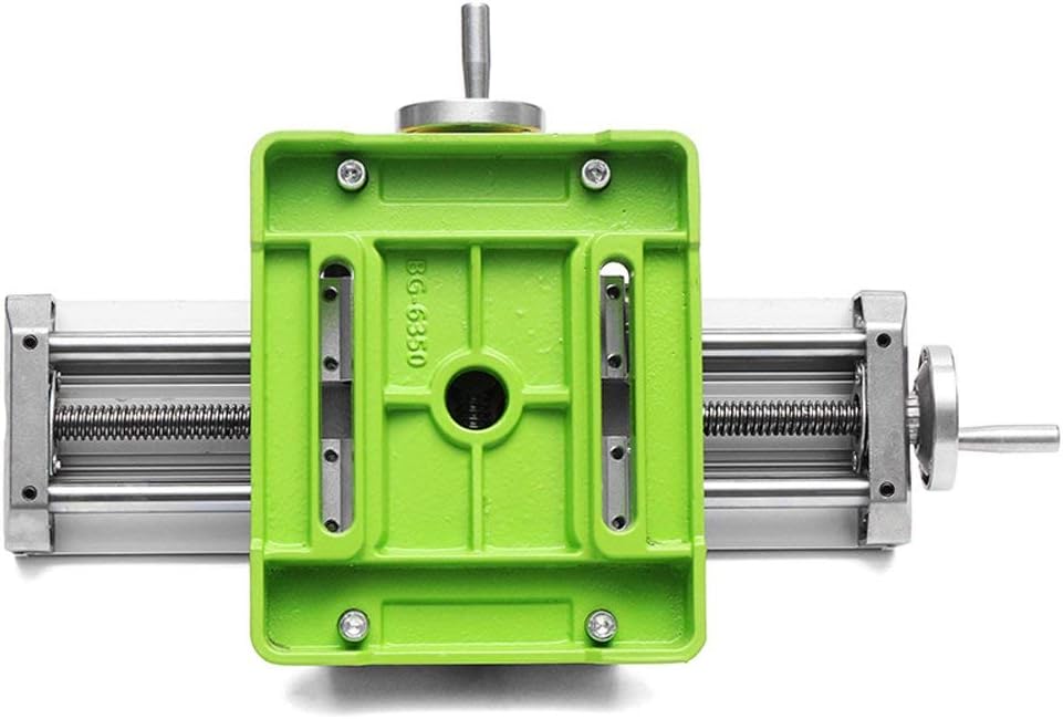 Milling Machine Worktable,Cross Slide Table - Compound Drilling Slide Table for Bench Drill Adjustable X-Y Axis (350x100mm) - Image 7