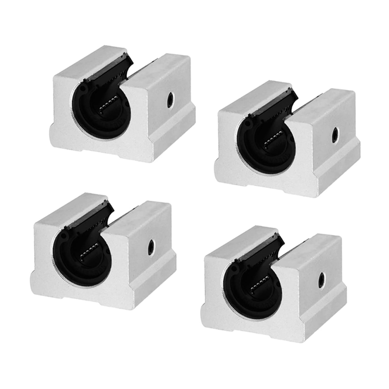 2Pcs SBR16-2000mm Linear Rail Guide + 4Pcs SBR16UU Square Type Slide Bearing Block, 16mm Linear Rail overall Length 78.7 inch/2000mm for Fully Supported Linear Rail - Image 3