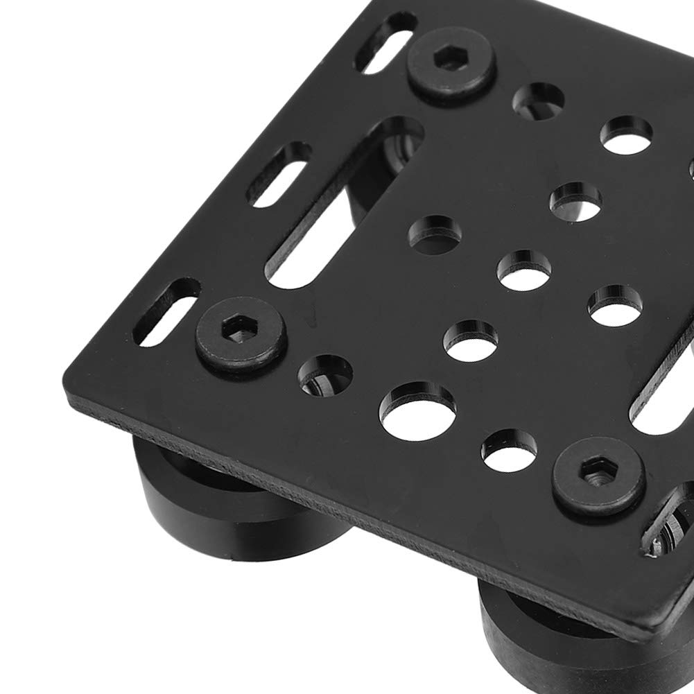 V Type Gantry, 2020 V Slot Gantry Plate, V Type Gantry Plate Black for 3D Printer Accessories Aluminum EU, additive Manufacturing Products - Image 4