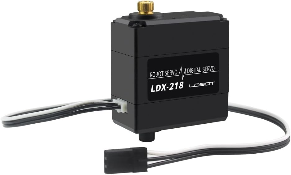 LDX-218 Full Metal Gear Standard Digital Servo with 17kg High Torque Dual Ball Bearing for Robot(Control Angle 180) - Image 7