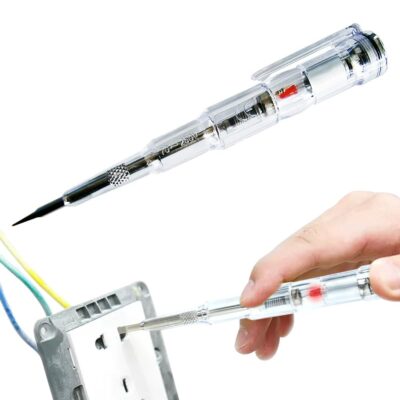 Responsive Electrical Tester Pen, Advanced Non Contact Voltage Tester Pen for Electrician Tools, Multifunctional Inductive Measuring Pen Electrical Tool Circuit Tester (1)