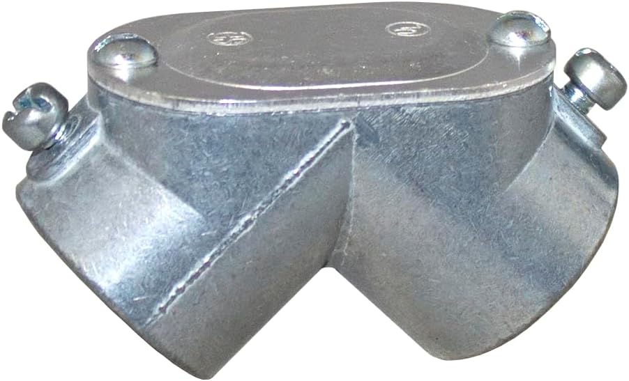 Sigma Electric, 1 Count (Pack of 1), Gray Sigma Engineered Solutions ProConnex 49561 EMT Pull Elbow 1/2-Inch Conduit Fitting, 1-Pack - Image 2