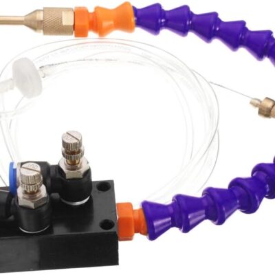 OriGlam Mist Coolant Lubrication Spray System for Metal Cutting Engraving Cooling Sprayer Machine for Air Pipe CNC Lathe Milling Drill