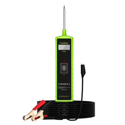 P60 Probe Tester, Digital LED Power Circuit Probe Kit (0.3-70V), Upgraded Ver. 2024 Newest AC DC Voltage Tester with LCD Screen Display, Component Activation/Diode Detection/Ground Detection