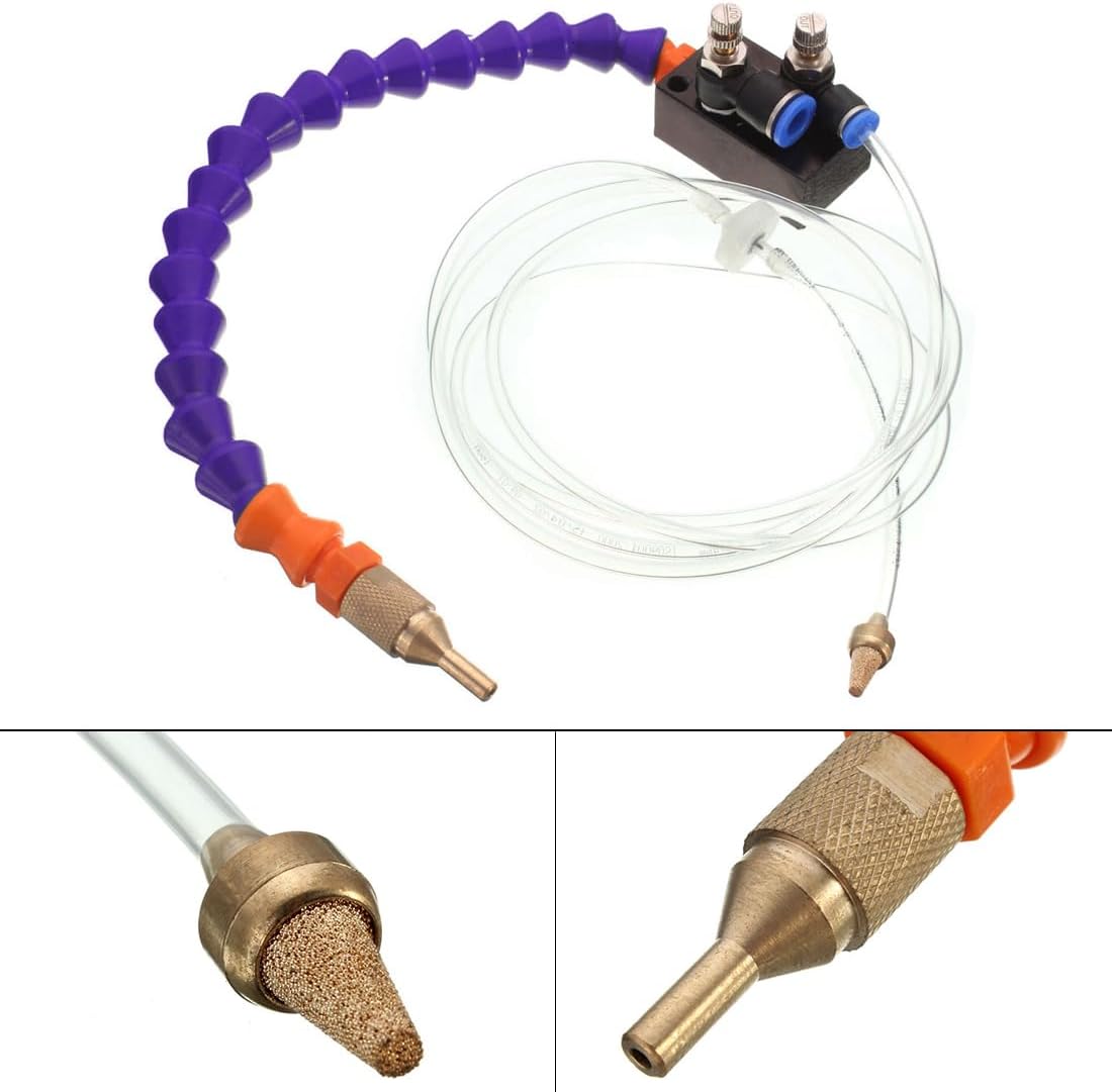 OriGlam Mist Coolant Lubrication Spray System for Metal Cutting Engraving Cooling Sprayer Machine for Air Pipe CNC Lathe Milling Drill - Image 2