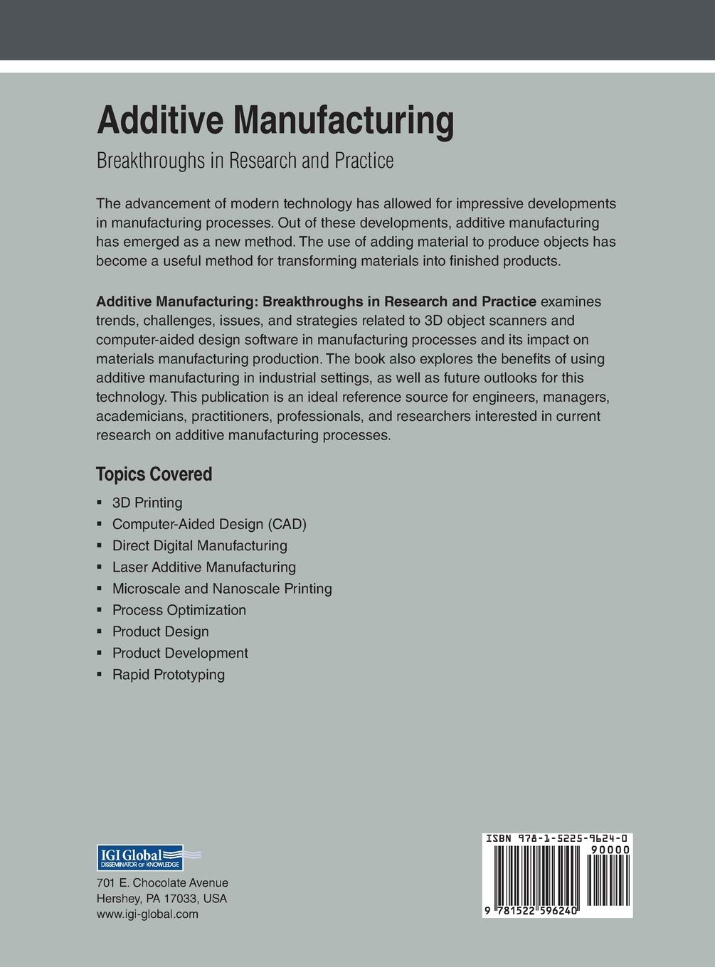 Additive Manufacturing: Breakthroughs in Research and Practice - Image 2