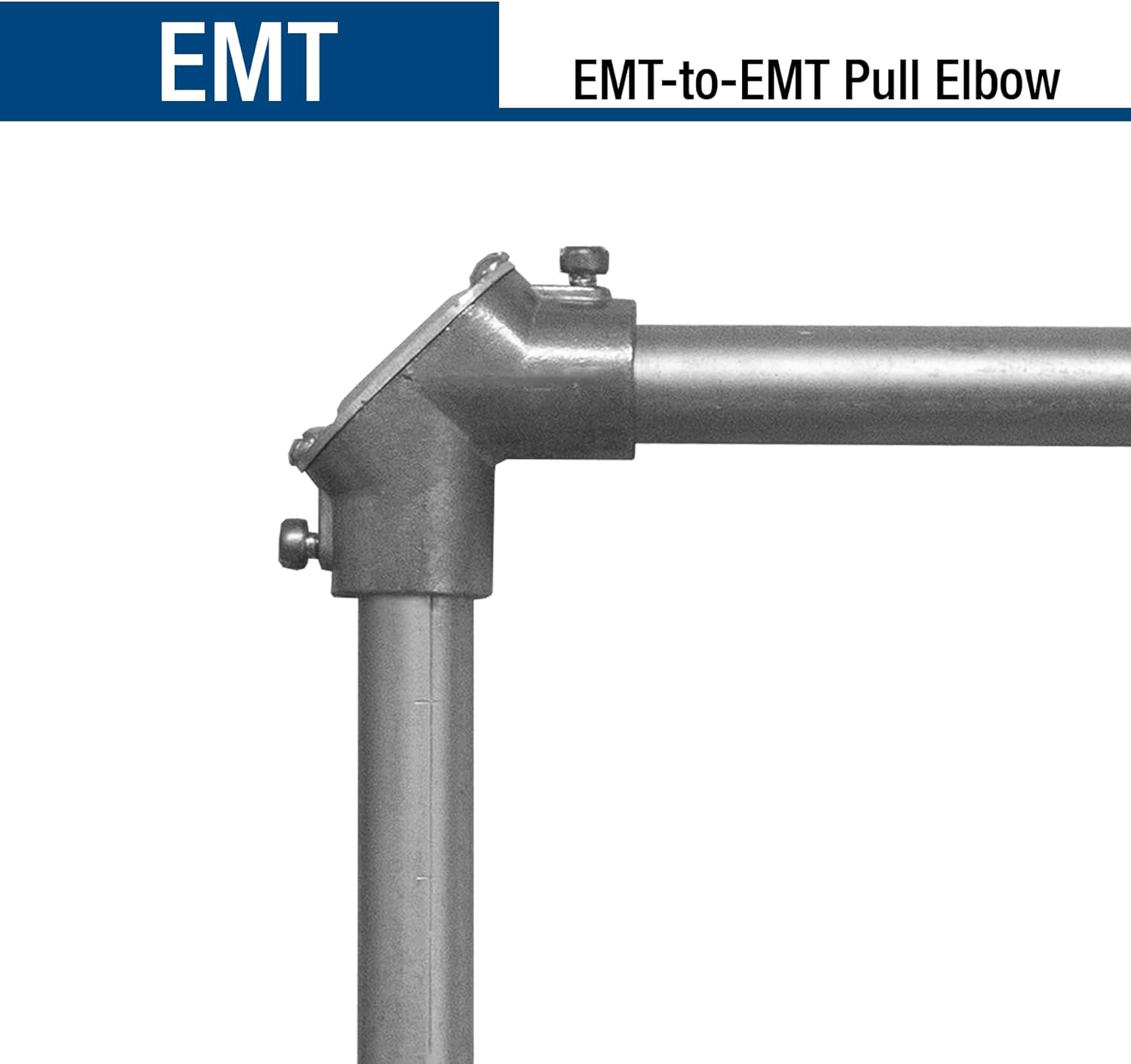 Sigma Electric, 1 Count (Pack of 1), Gray Sigma Engineered Solutions ProConnex 49561 EMT Pull Elbow 1/2-Inch Conduit Fitting, 1-Pack - Image 3