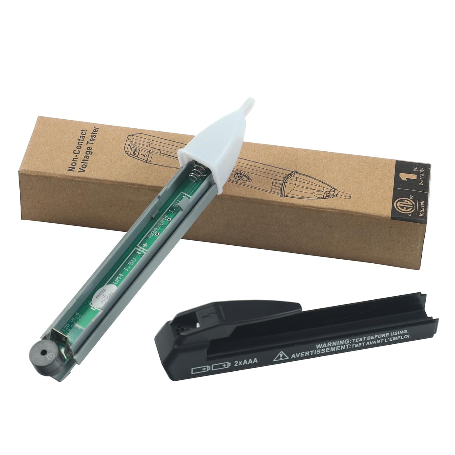 Non-Contact Voltage Tester Tools,LED Flashlight,Buzzer Alarm,AC Voltage Detector Pen,Test Range 60V - 1000V for Live/Null Wire Judgment - Image 6