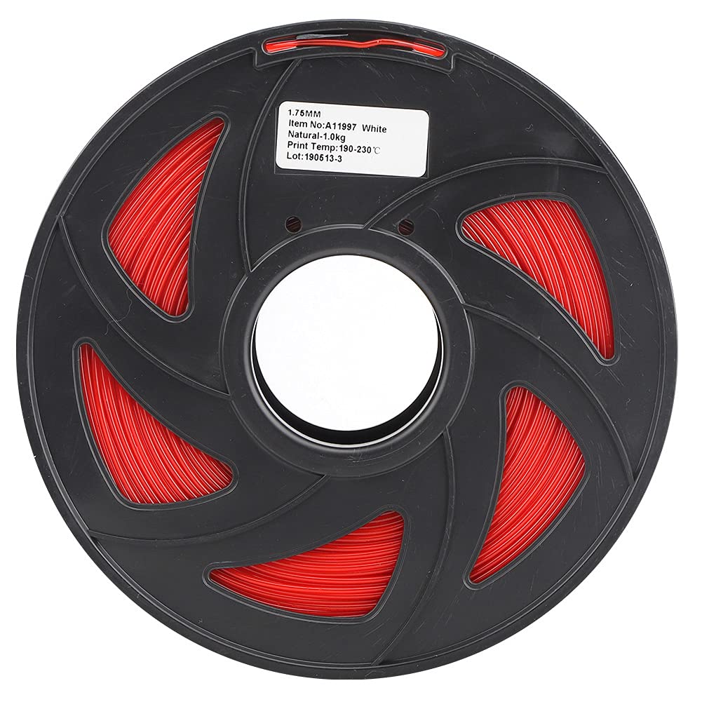 1.75mm 1KG 3D Printer Long Filament Red 3D Printing Consumables Neatly Wound PLA Meta Filament Bundle Industrial Additive Manufacturing Products for Home Decoration - Image 8