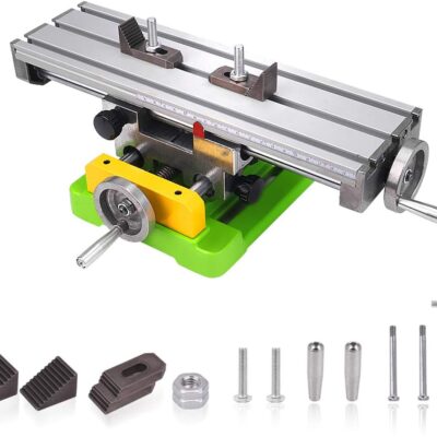 MYSWEETY Multifunction Worktable Milling Working Cross Table Milling Machine Compound Drilling Slide Table For Bench Drill Adjustme X-Y (6350 SIZE)