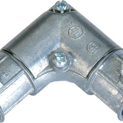 SIGMA ENGINEERED SOLUTIONS ProConnex 44591 EMT Conduit Fittings Inside Corner Pull Elbow 1/2-Inch, 2-Pack (Gray)