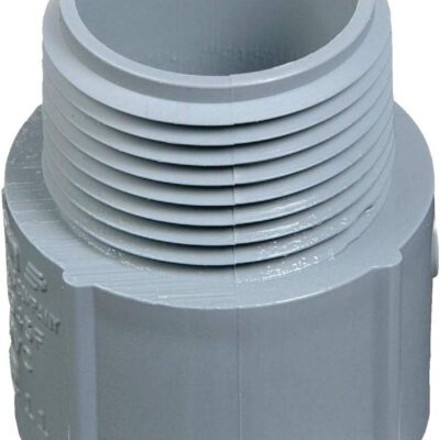 Carlon E943DR-CTN PVC Terminal Adapter, Electrical, 1/2-In. - Quantity 1