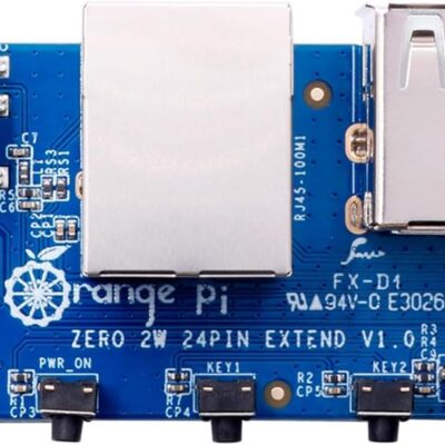 Orange Pi Zero 2W Expansion Board, 24Pin Connector Interface Board for OPi Zero 2W Development Mini PC Board Single Board Computer (Zero 2W EB)