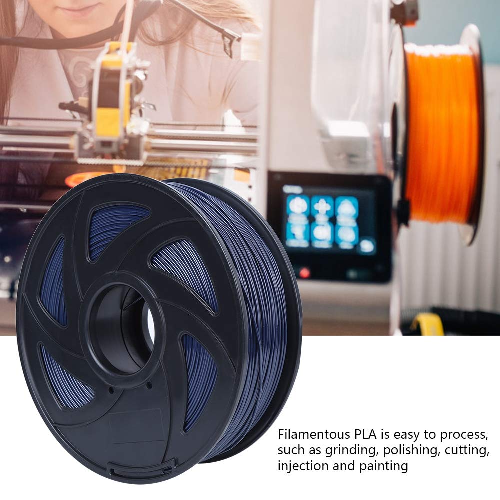 1.75mm 1KG 3D Printer Filament Neatly Wound PLA Meta Filament Bundle Blue Silk 3D Printing Material Industrial Control Additive Manufacturing Products - Image 5
