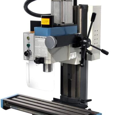 HiTorque Mini Mill with R8 Spindle and Drill Chuck - Power, Torque, and a larger table than other mills in its class, LittleMachineShop.com (3990)
