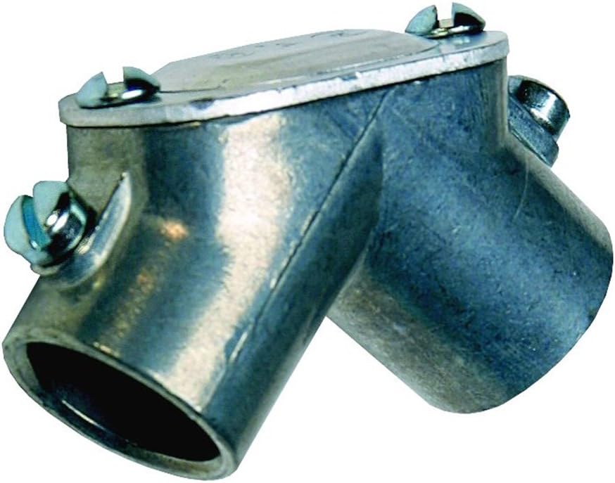 Sigma Electric, 1 Count (Pack of 1), Gray Sigma Engineered Solutions ProConnex 49561 EMT Pull Elbow 1/2-Inch Conduit Fitting, 1-Pack