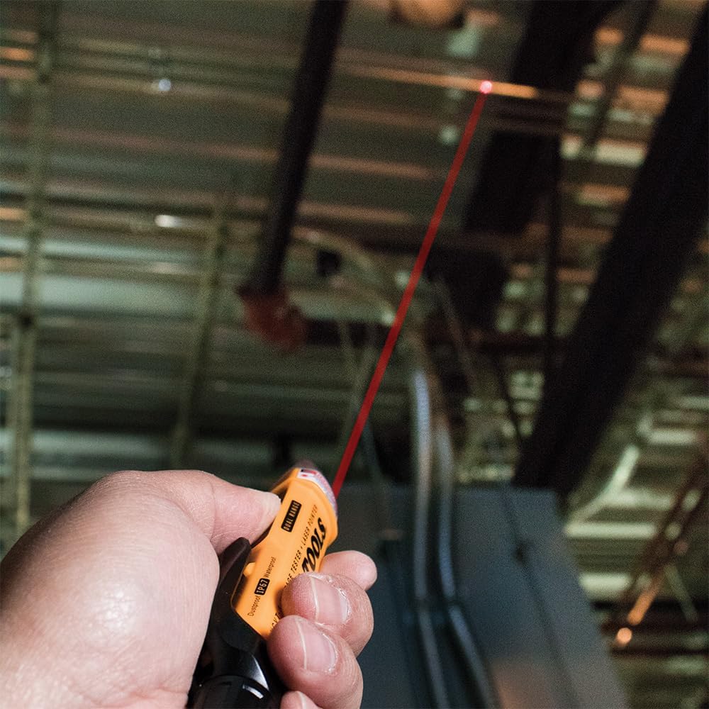 Klein Tools NCVT-5A Voltage Tester, Non-Contact Dual Range Voltage Tester Pen with Integrated Laser Pointer and Visual and Audible Alerts - Image 7