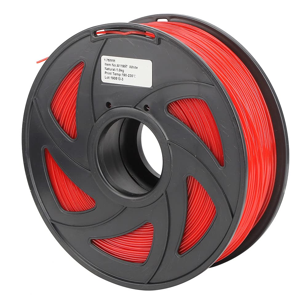1.75mm 1KG 3D Printer Long Filament Red 3D Printing Consumables Neatly Wound PLA Meta Filament Bundle Industrial Additive Manufacturing Products for Home Decoration - Image 6