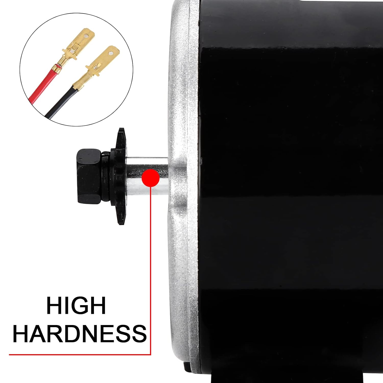 Small Brushed Permanent Magnet Electric Motor for E Scooter Drive Speed Control 24V 350W 3000RPM - Image 4