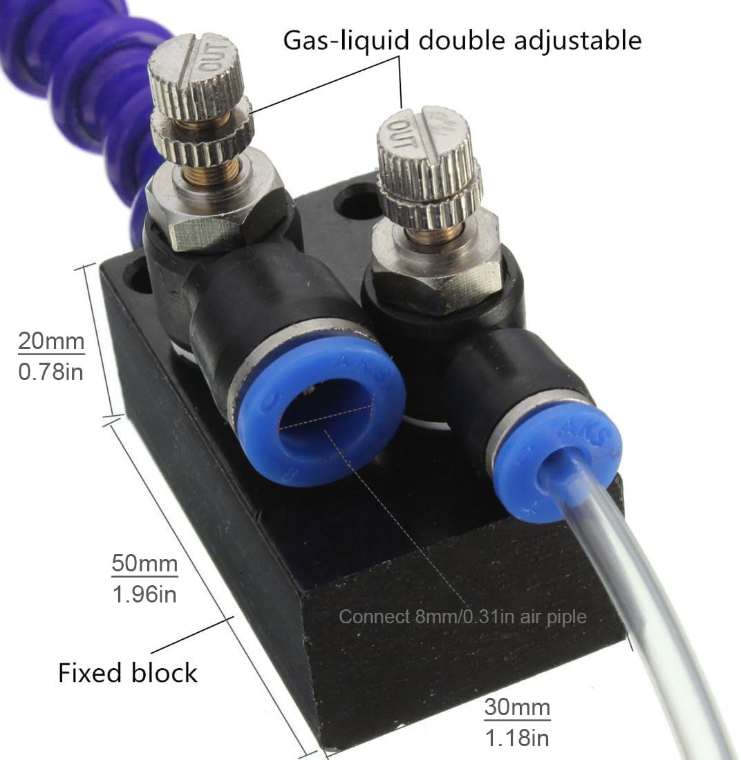 OriGlam Mist Coolant Lubrication Spray System for Metal Cutting Engraving Cooling Sprayer Machine for Air Pipe CNC Lathe Milling Drill - Image 4