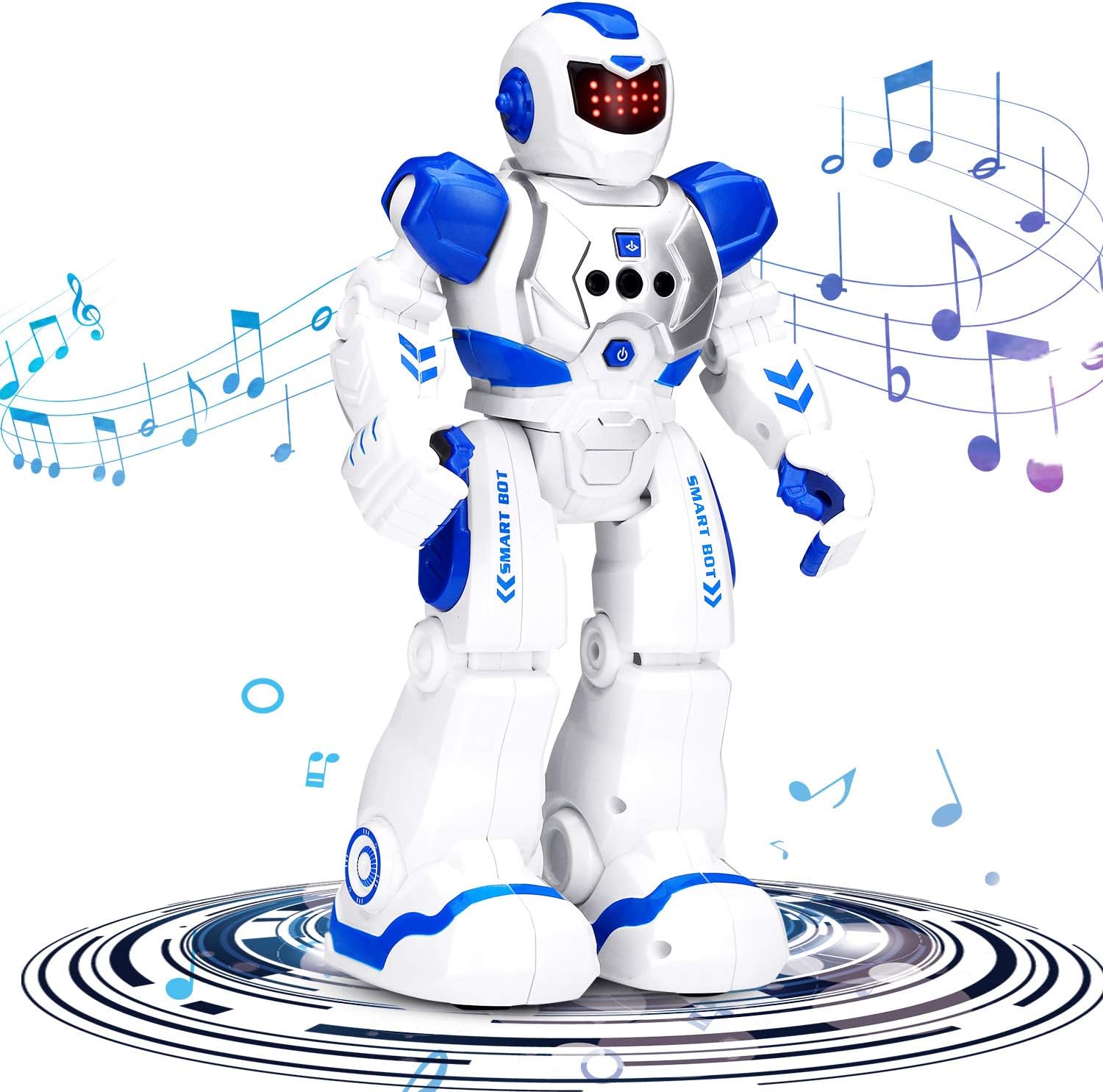KingsDragon Robots Toy for Kids, RC Gesture Sensing Toy, Interactive Walking Singing Dancing Robot Birthday Presents for Boys Girls Age 6 7 8 9 Years Old - Image 3
