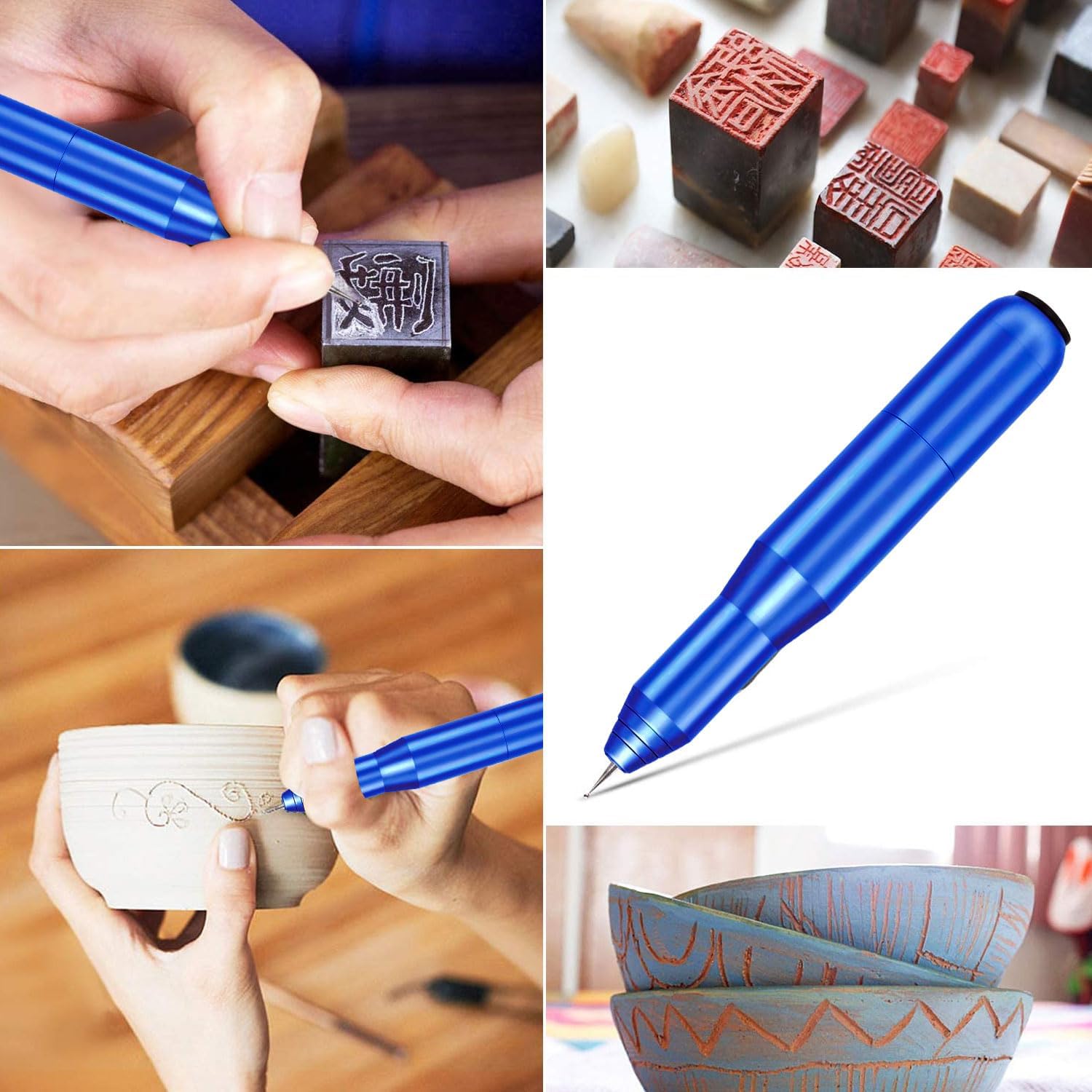 USB Electric Engraving Tool Kit, For Manicure Carving Wood Metal Stone Plastic Jewelry Glass Etching - Image 4