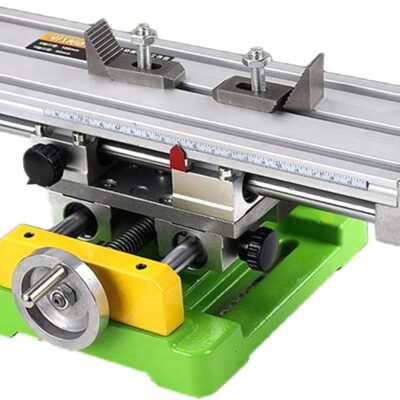 Milling Machine Worktable,Cross Slide Table - Compound Drilling Slide Table for Bench Drill Adjustable X-Y Axis (350x100mm)