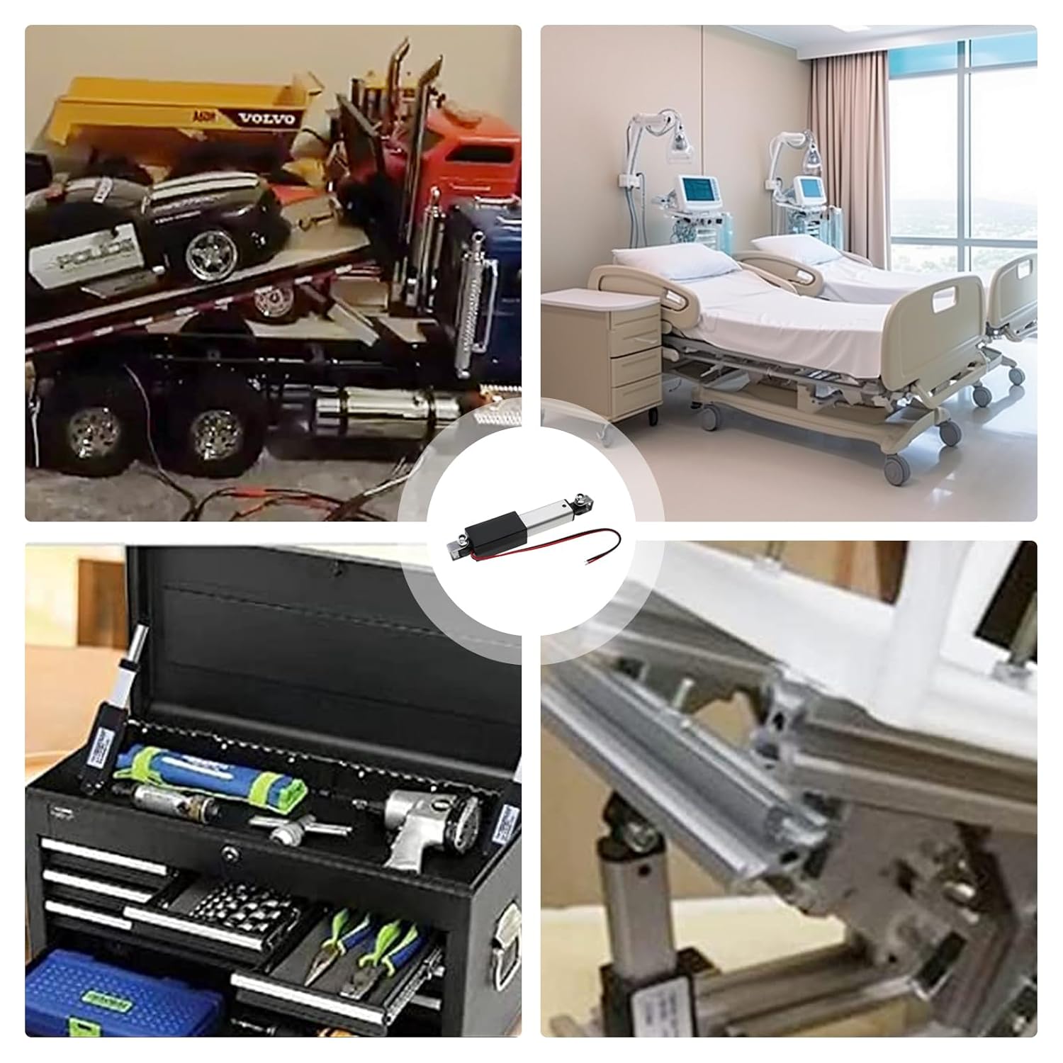 50mm 20N Mini Electric Linear Actuator 2 Inch Linear Motion Actuator 12V Actuators with Brackets for Cabinets, Robotics, Home Automation, Window Opener - Image 4