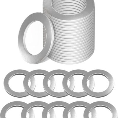 20pcs Oil Drain Plug Gasket Washer Crush Seal,Car Accessories Car Sealing Gaskets Replacement,Transmission Fluid and Rear Differential Oil Drain Plug Washer for PN 94109-2000 90471-PX4-000