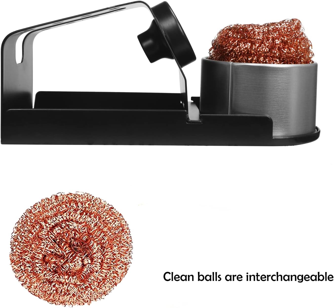 Soldering Iron Holder with Brass Coil Solder Tip Cleaner, Soft Coiled Brass Tip Cleaner Kit, No Water Needed for Cleaning Soldering Irons and Tips - Image 4