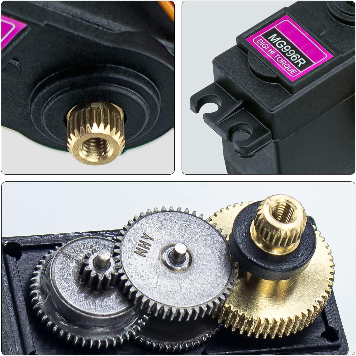 4Pack MG996R 55g Digital RC Servo Motors High Torque Metal Gear Servo for RC Car Robot Boat Helicopter - Image 7