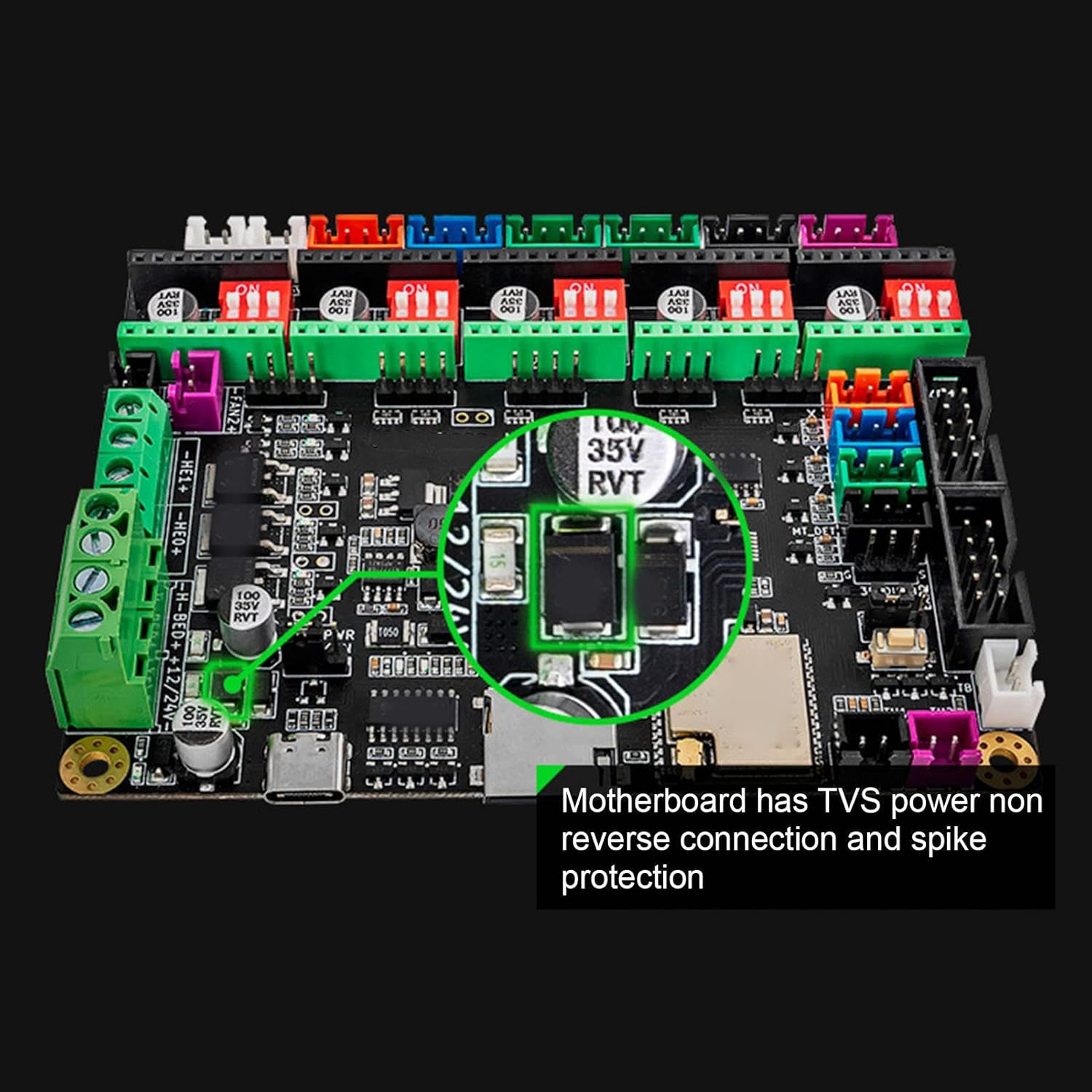 ESP32 3D Printer Motherboard 3D Printer Motherboard Printer Motherboard 32 Bit Control Board Additive Manufacturing Products Accessories - Image 6
