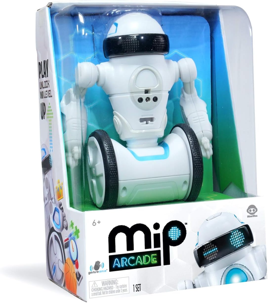 WowWee MiP Arcade - Interactive Self-Balancing Robot - Play App-Enabled or Screenless Games with RC, Dancing & Multiplayer Modes - Image 8