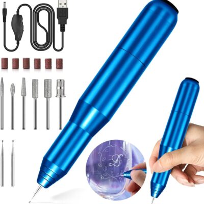 USB Electric Engraving Tool Kit, For Manicure Carving Wood Metal Stone Plastic Jewelry Glass Etching
