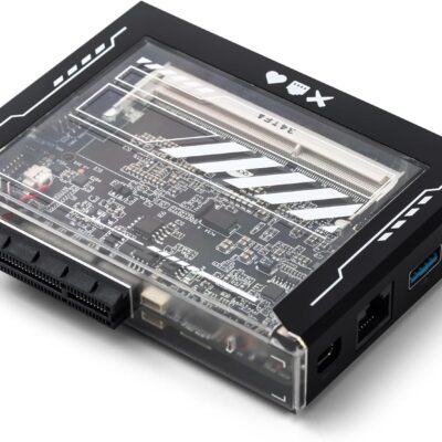 X86 Single Board Server for Cyber Native (without RAM), Hackable Personal Server with PCIe x4, Gigabit Ethernet 4K Media Server Network Attached Storage (ZimaBlade 7700 without RAM N3450)