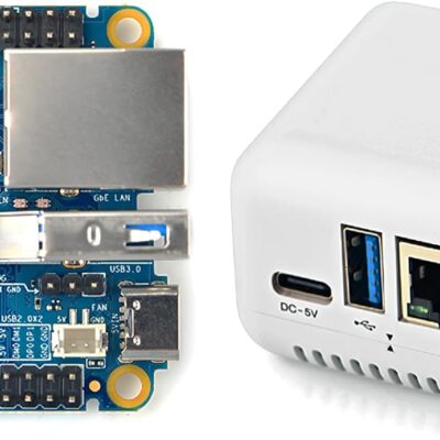 youyeetoo FriendlyElec NanoPi NEO3 Mini Router Single Board Computer Rockchip RK3328 Super Tiny ARM Board for IOT (2GB RAM,with Case and heat sink)