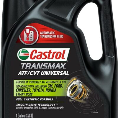 Castrol Transmax ATF/CVT Universal Automatic Transmission Fluid, 1 Gallon, Red, 128 Fl Oz (Pack of 1)