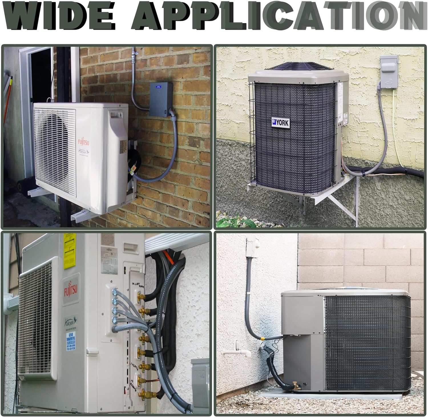 Liquid-Tight Conduit and Connector Kit - 3/4 Inch 25 FT Non Metallic Liquid Tight Electrical Conduit with 5 Straight and 5 Angle Fittings - Image 7