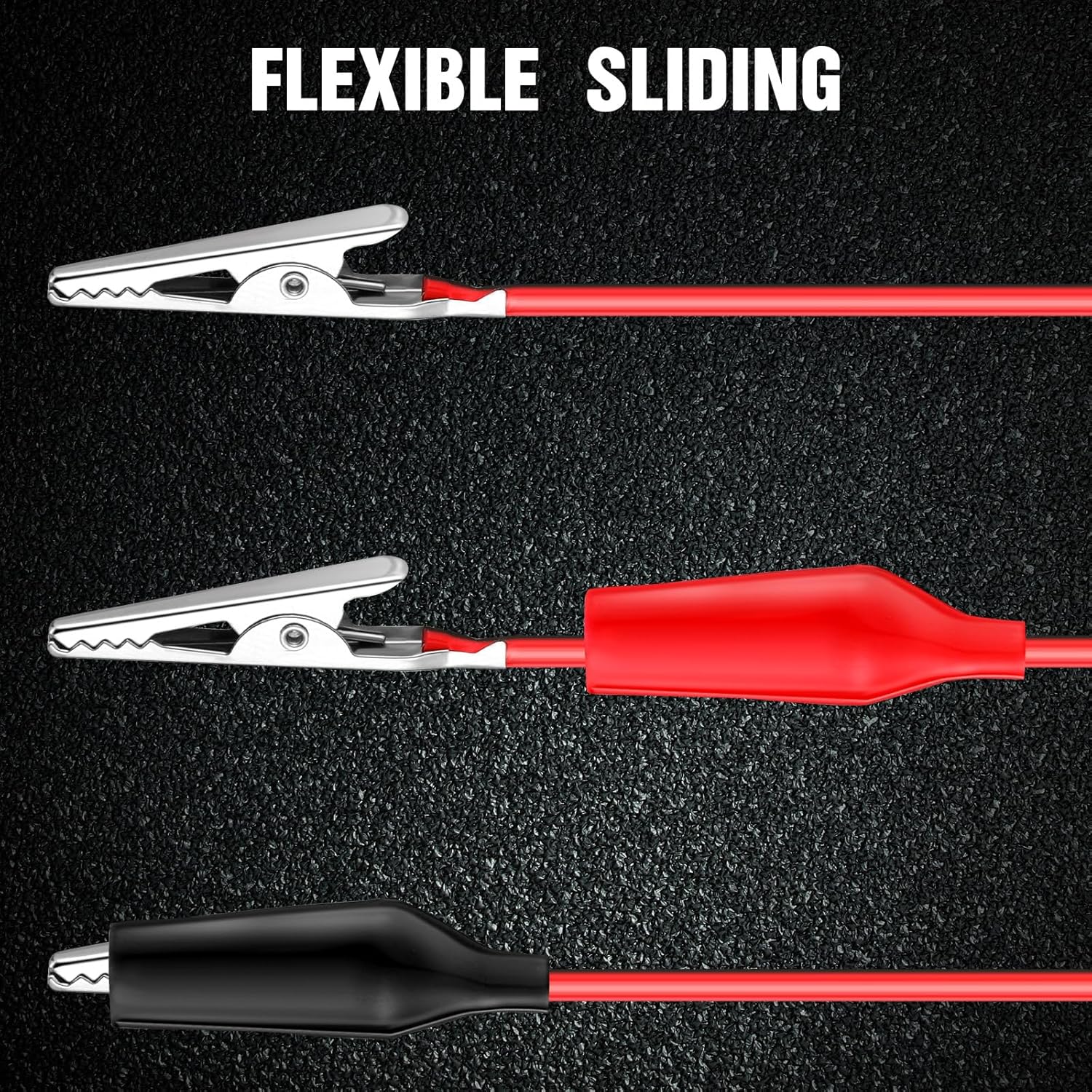 EBOOT 1M Electrical Test Set with Alligator Clips Double-ended Jumper Wires for Electrical Testing (10 Groups) - Image 4