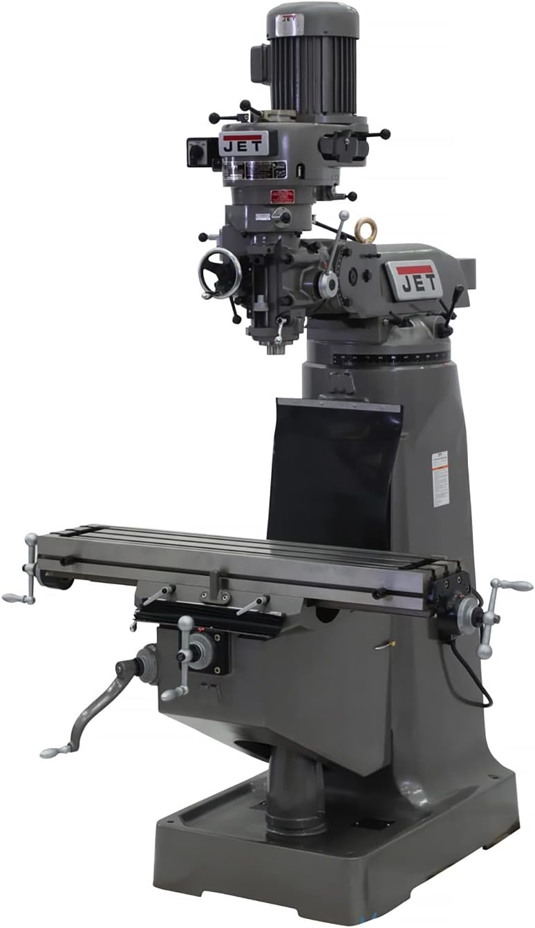 JET JTM-1 Step Pulley Milling Machine, 3Ph 230V (690082)